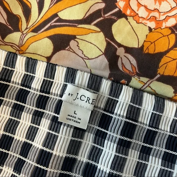 Navy Gingham Maxi Dress - Picture 5 of 5